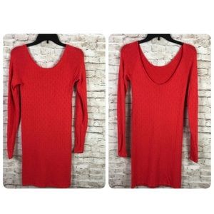 Free People sweater bodycon dress